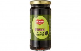 Del Monte Pitted Black Olives  Glass Jar  235 grams